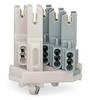 WAGO 267-123 WAGO GmbH & Co. KG Connector clip flexible: - fixed: 1-0.5 mm² Number of pins: 3 500 pc(s) White