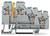 Multi-tier terminal block in electrical circuit. Shows wired copper contacts, resistance, fuse and connections.