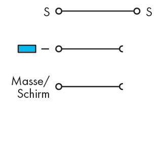 Diagram shows three representations of electrical circuits with symbols for source, load, and conductor. Labelled 'Ground/Screen'.