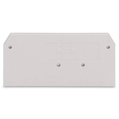 Grey protective cover with a manufacturer's logo. It has three visible holes and bevelled corners.