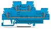 WAGO 279-504 Dual port continuity 4 mm Pull spring Configuration: N, N Blue 50 pc(s)