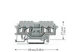 Double potential terminal block