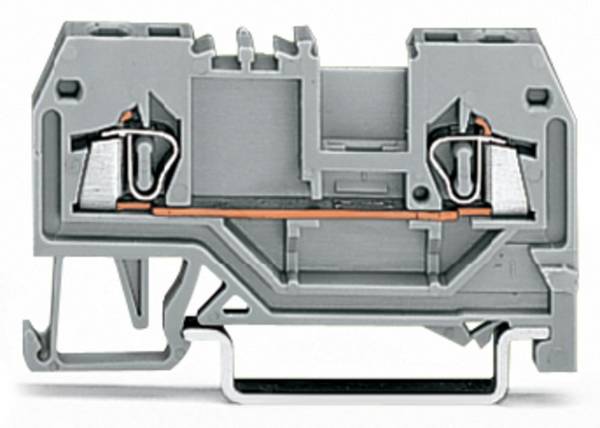 WAGO 279-901 Continuity 4 mm Pull spring Configuration: L Grey 100 pc(s)