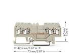 4-conductor Ex e II through terminal block