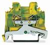 WAGO 280-107 PG terminal 5 mm Pull spring Configuration: Terre Green, Yellow 100 pc(s)