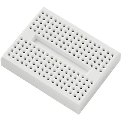 TRU COMPONENTS Breadboard White Total number of pins 170 (L x W x H) 45.72 x 35.56 x 9.40 mm 1 pc(s)-0