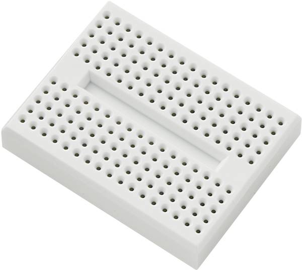 TRU COMPONENTS Breadboard White Total number of pins 170 (L x W x H) 45