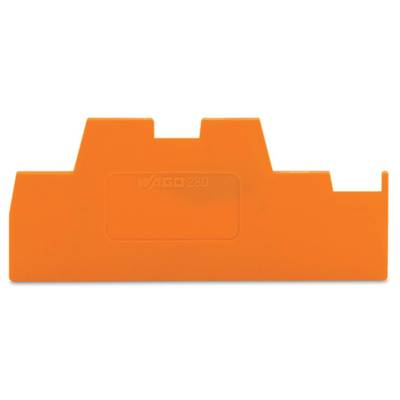 Orange WAGO label carrier with rectangular shape and 'WAGO 280' text.