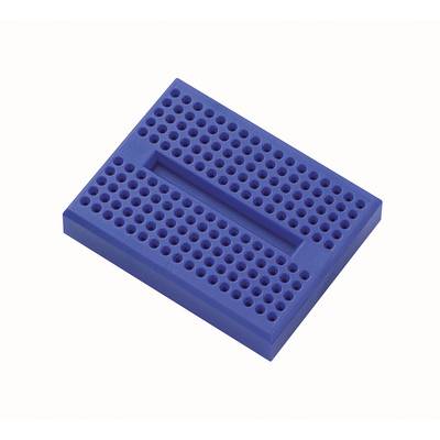 TRU COMPONENTS Breadboard Blue Total number of pins 170 (L x W x H) 45.72 x 35.56 x 9.40 mm 1 pc(s)-0