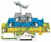 WAGO 280-547 Triple port continuity 5 mm Pull spring Green, Yellow, Blue, Grey 40 pc(s)