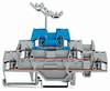 WAGO 280-552 Triple port continuity 5 mm Pull spring Grey, Blue 40 pc(s)