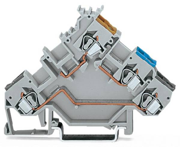 WAGO 280-560 Proximity switch terminal 5 mm Pull spring Configuration: L Grey 50 pc(s)