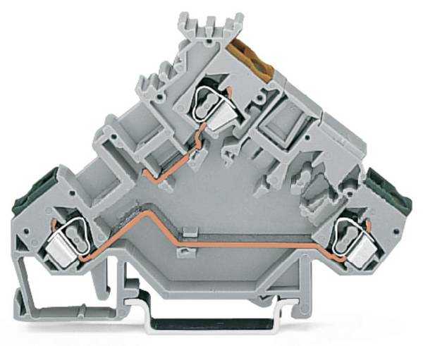 WAGO 280-555 Actuator terminal 5 mm Pull spring Configuration: L Grey 50 pc(s)