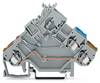 WAGO 280-562/281-420 LED terminal 5 mm Pull spring Configuration: L Grey 50 pc(s)