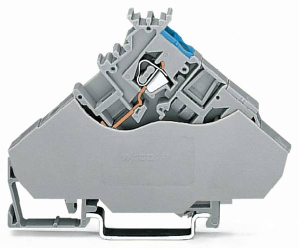 WAGO 280-568 Actuator terminal 6 mm Pull spring Configuration: L Grey 20 pc(s)