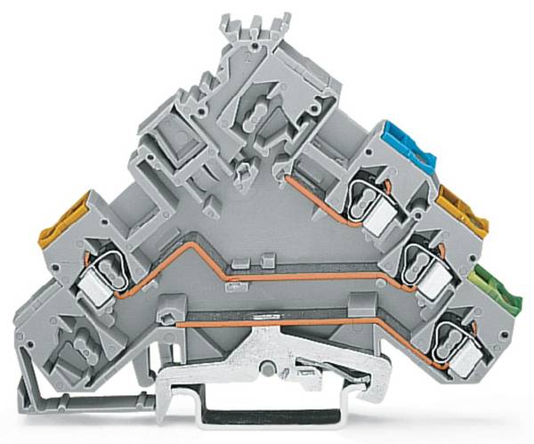 WAGO 280-572 Actuator terminal 5 mm Pull spring Configuration: L Grey 50 pc(s)