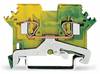 WAGO 280-607 PG terminal 5 mm Pull spring Configuration: Terre Green, Yellow 100 pc(s)