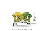 2-conductor ground terminal block