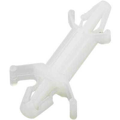 A white plastic cavity wall anchor with multiple hooks, designed for secure fixing in materials such as plasterboard.