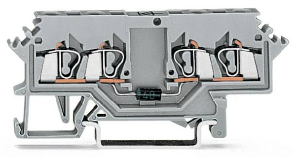WAGO 280-623/281-411 Diode terminal 5 mm Pull spring Configuration: L Grey 100 pc(s)