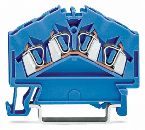 WAGO 280-656 Continuity 5 mm Pull spring Configuration: N Blue 100 pc(s)