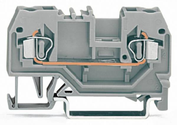 WAGO 280-901 Continuity 5 mm Pull spring Configuration: L Grey 100 pc(s)