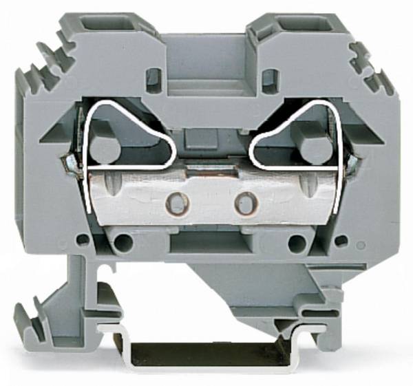 WAGO 283-101 Continuity 12 mm Pull spring Configuration: L Grey 50 pc(s)