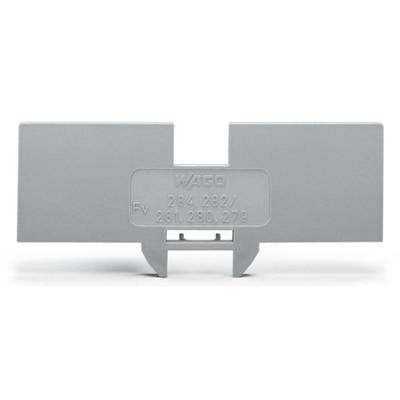 Grey cover with the inscription 'WAGO 284, 282/281, 280, 279'. Used for electrical terminal blocks.