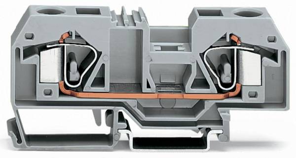 WAGO 283-901 Continuity 12 mm Pull spring Configuration: L Grey 20 pc(s)