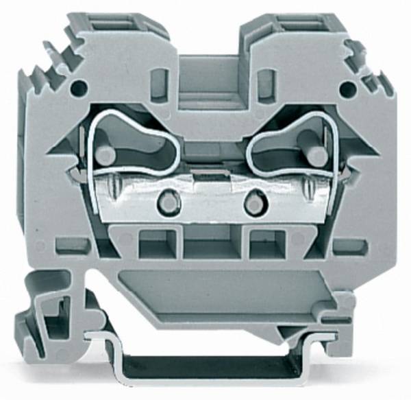 WAGO 284-101 Continuity 10 mm Pull spring Configuration: L Grey 50 pc(s)