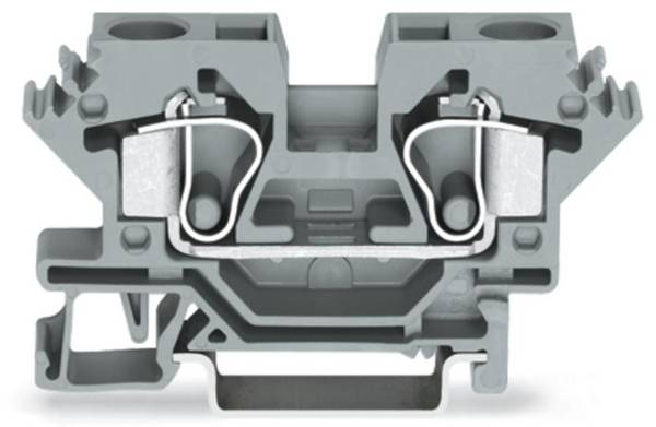 WAGO 284-601 Continuity 10 mm Pull spring Configuration: L Grey 25 pc(s)
