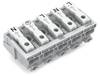 WAGO 294-4005 WAGO GmbH & Co. KG Mains connector flexible: - fixed: 0.5-1.5 mm² Number of pins: 5 250 pc(s) White