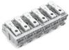 WAGO 294-4006 WAGO GmbH & Co. KG Mains connector flexible: - fixed: 0.5-1.5 mm² Number of pins: 6 250 pc(s) White