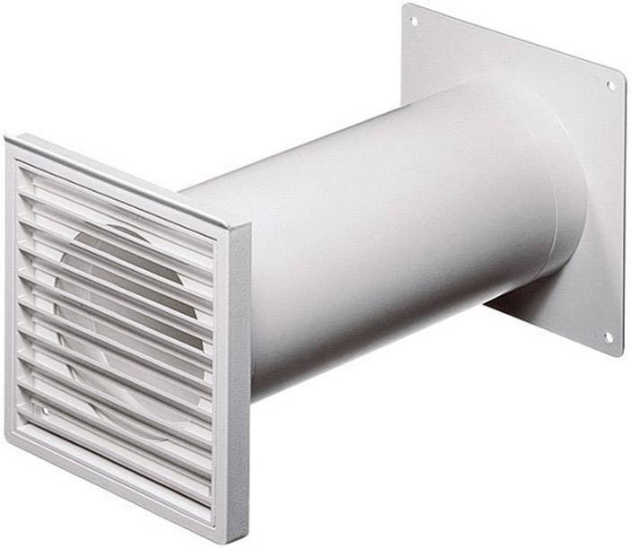 Wallair N37824 Cylinder pipe ventilation system 100 Plastic (Ø x L) 10 cm x 48 cm White