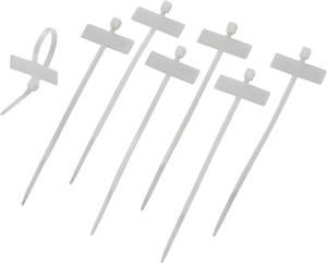 TRU COMPONENTS  Lead marker  Writing area: 25 x 9 mm Ecru  100 pc(s)