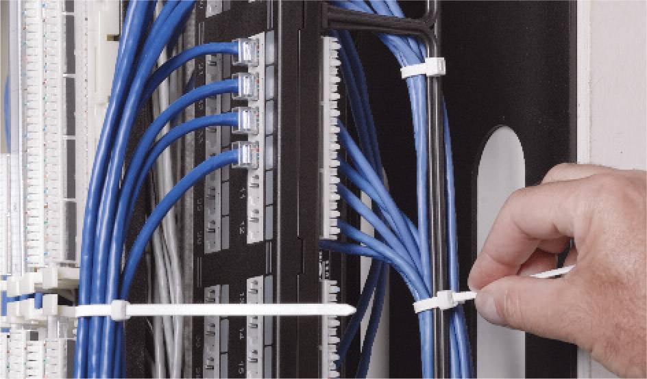 ABB DK-610BK TT-14-30-9-L-EU Cable tie 358 mm 4.70 mm Ecru Manual tear-off 50 pc(s)-1