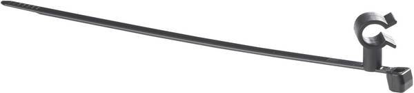 HellermannTyton 155-31202 T50SVC5-PA66HS-BK Cable tie 4.70 mm Black Edge clip, Swivel mount 1 pc(s)