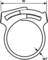 Diagram of a hose clamp design with dimensions. Shows the internal thread, clamps, and key dimensions 'W' and 'WT'.
