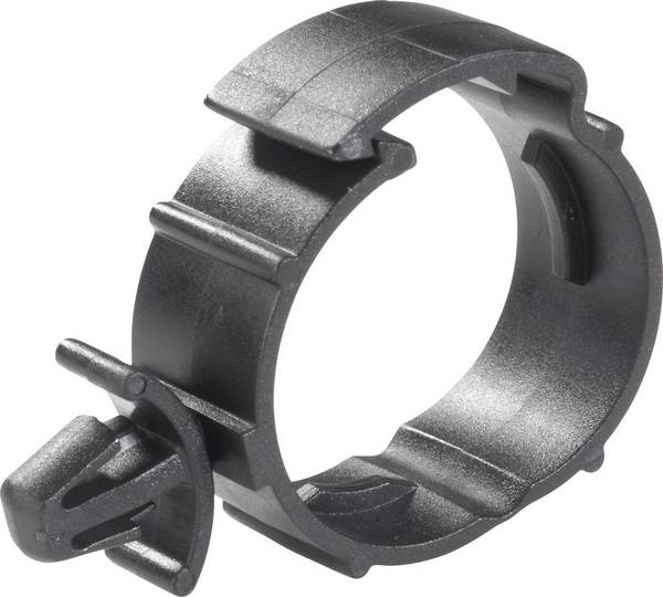 Richco SHR-C1 Fastener Wall plug SHR-C1 Bundle Ø range 29 mm (max) + spring toggle, resealable Black 1 pc(s)