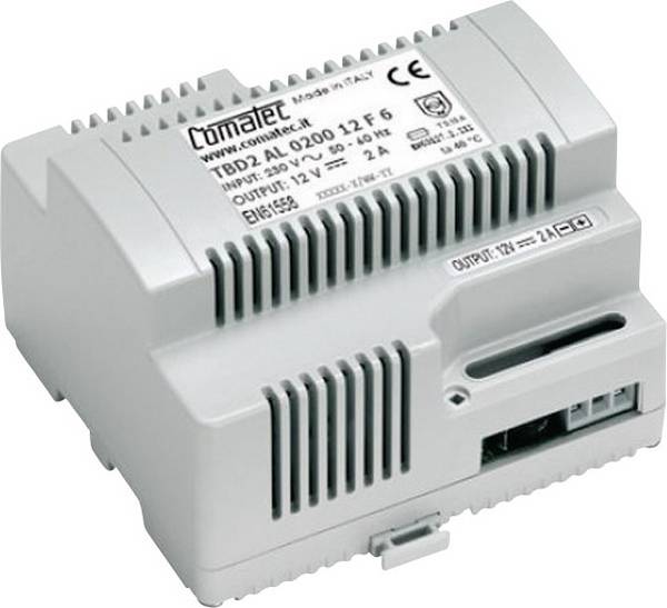Comatec TBD2/AL.0200.12/F6 Rail mounted PSU (DIN) 12 V DC 2 A 24 W Content 1 pc(s)