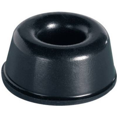 PB Fastener BS-17-BK-R Foot self-adhesive, circular Black (Ø x H) 22.3 mm x 10.2 mm 6 pc(s) 