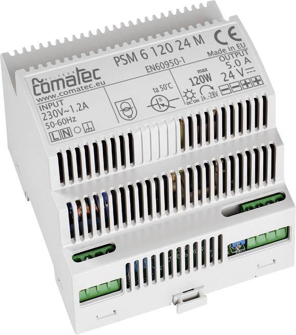 Comatec PSM6/120.24M Rail mounted PSU (DIN) 24 V DC 5 A 120 W
