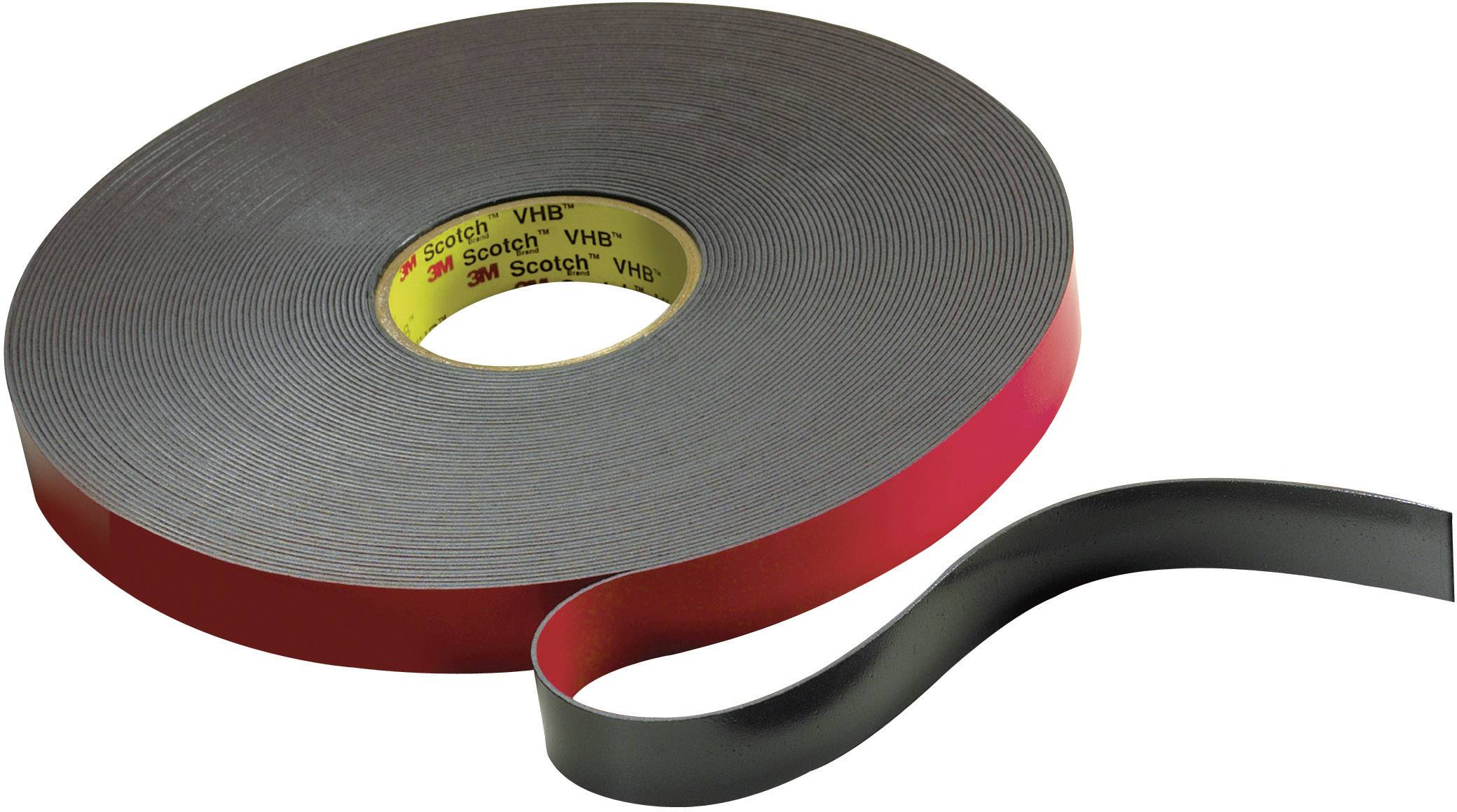 3M VHB™ 59581233 Double sided adhesive tape VHB™ 5958FR Black (L x W) 33 m x 12.5 mm 1 pc(s) Conrad.com