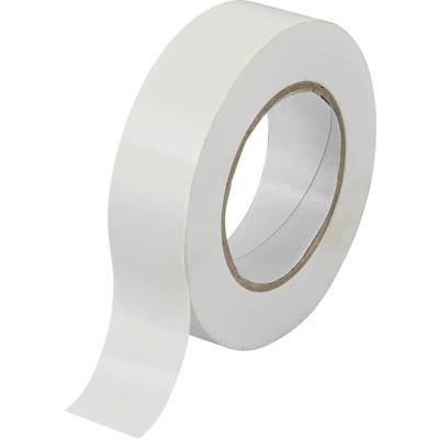 TRU COMPONENTS  TC-9559260 Electrical tape  White (L x W) 20 m x 19 mm 1 pc(s)