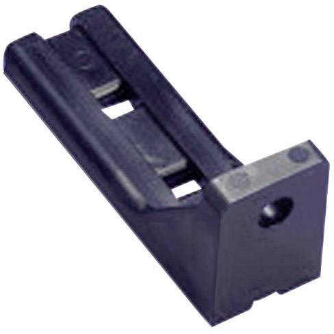 TRU COMPONENTS TC-LCHR60BK203 Cable mount Screw fixing 1593071 Black 1 pc(s)