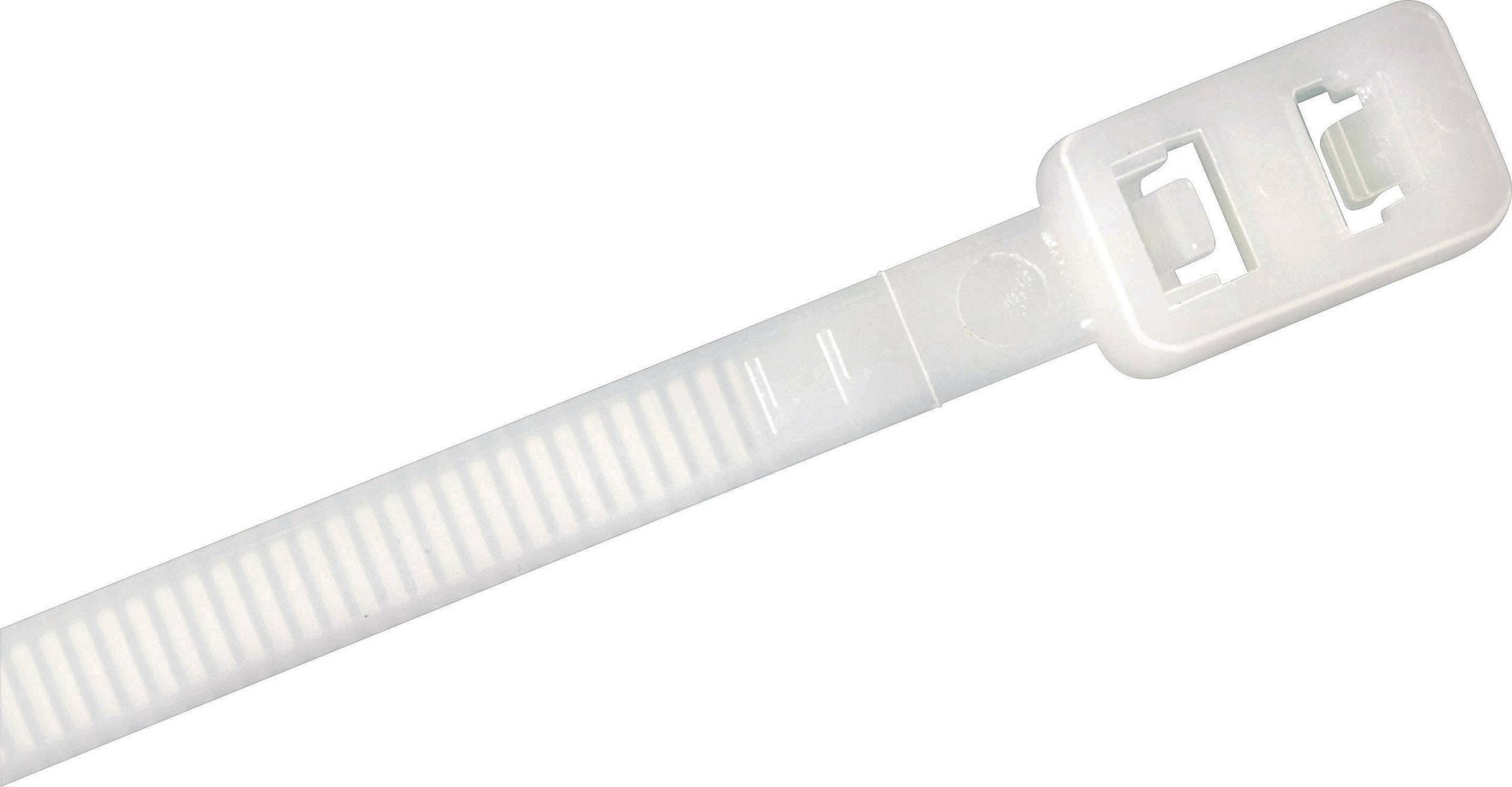 TRU COMPONENTS 1592818 TC-RDCV225203 Cable tie 225 mm 4.80 mm Ecru 1 pc(s)