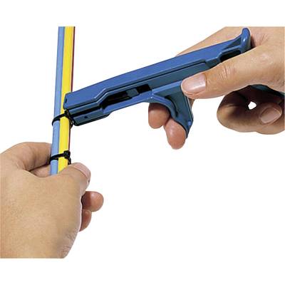 Buy HellermannTyton 110-21016 MK21 Cable Tie Gun Blue, Black | Conrad ...
