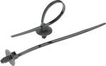 Cable ties with plate