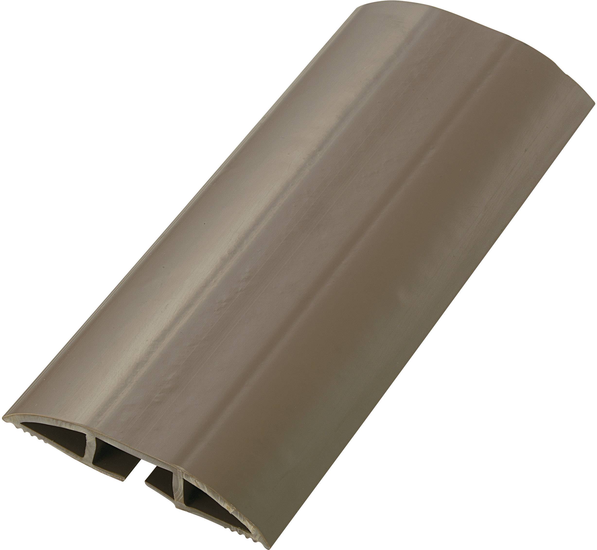 TRU COMPONENTS Cable bridge 1592929 PVC Brown No. of channels: 1 1830 mm Content: 1 pc(s)