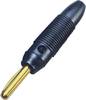 Jack plug Plug, straight Pin diameter: 4 mm Black BKL Electronic 072150/G 1 pc(s)
